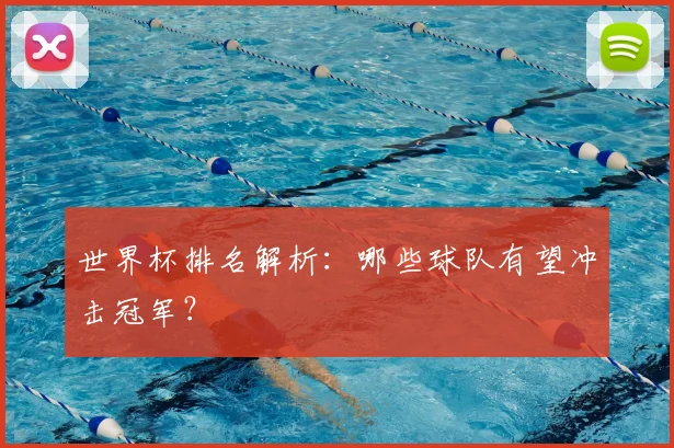 世界杯排名解析：哪些球队有望冲击冠军？