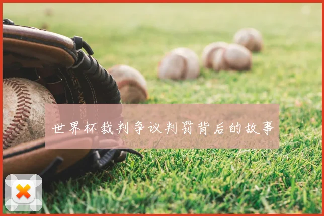 世界杯裁判争议判罚背后的故事